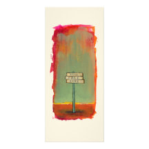 Freedom free thinker sign painting original art invite