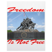 Freedom Is Not Free Custom Letterhead