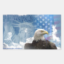 Freedom is Not Free Rectangular Stickers