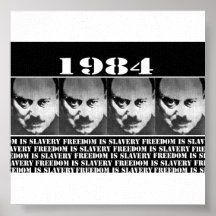 freedom is slavery posters