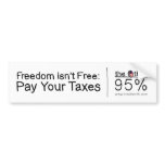 Freedom Isn't Free bumper stickers