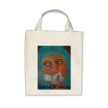 freedom of speech canvas bags