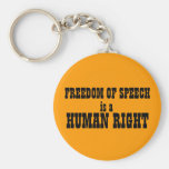Freedom of Speech Keychain