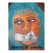 freedom of speech post card