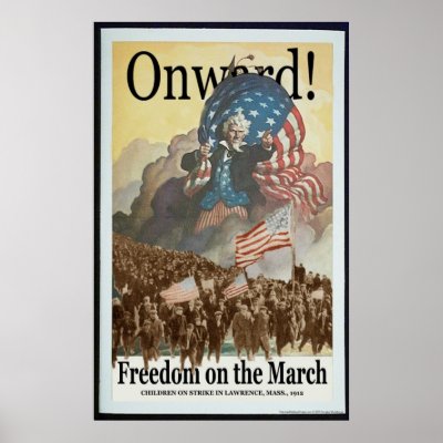 Freedom on the March Poster by shaggylocks
