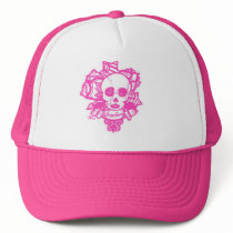 freedom or death-Hot Pink Mesh Hat