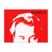Freedom! Red (Updated) Postcard