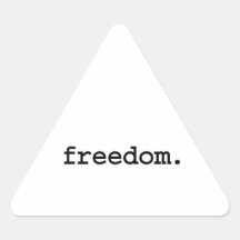 freedom. sticker