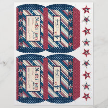 Freedom Stripe Mini Puff Box Full Colour Flyer