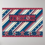 Freedom Stripe Poster