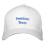 Freedom Team Club Embroidered Cap Hat Embroidered Hats