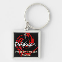 Freedom Through Motion Keychains
