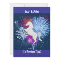 Freedom Time Horse Invitation