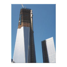Freedom Tower Construction 2012 Wrapped Canvas Stretched Canvas Prints