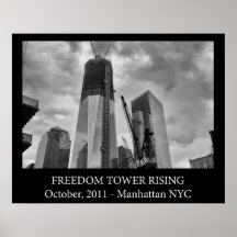 Freedom Tower Rising Posters