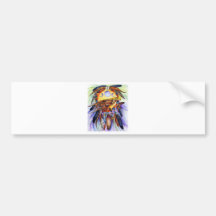 Freedom Wolf and Eagle Spirits Unite Bumper Stickers
