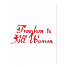 FREEDOM WOMEN.png Carte Postale