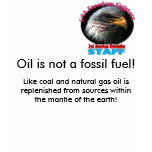 freedomfighter, Oil is not a fossil fuel!  , Li... t-shirts
