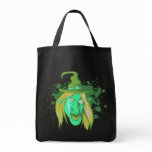 Freeky Halloween Witch Tote Bag