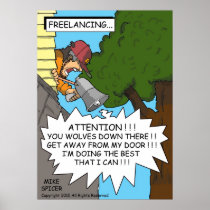 "Freelancing..." Posters