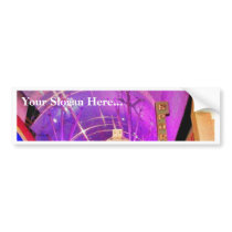 Freemont Street Lights Bumper Sticker