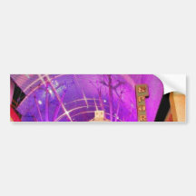 Freemont Street Lights Bumper Stickers