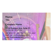 Freemont Street Lights Business Card Template