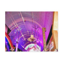 Freemont Street Lights Postcard