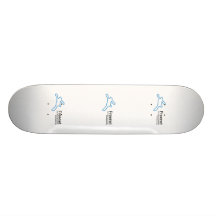 Freenet Bunny and Name Custom Skate Board