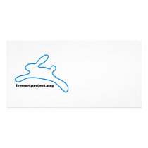 Freenet Bunny Photo Card Template