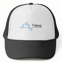 Freenet Bunny Text Trucker Hats