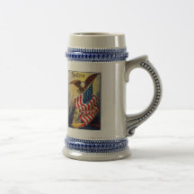 Freeom USA Eagle Beer Stein Mug