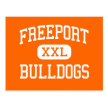 Freeport - Bulldogs - High - Freeport Florida Post Cards