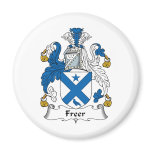 Freer Family Crest Fridge Magnets