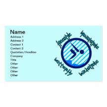 Freestyle Breaststroke Butterfly Backstroke Business Cards