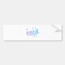freestyle bumper sticker