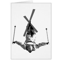 Freestyle Skiing Greeting Cards