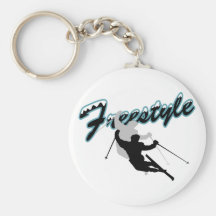 Freestyle (skiing) keychain