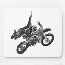 freestyling with dirt bike mouse mats
