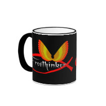 Freethinking Fish Symbol Coffee Mug
