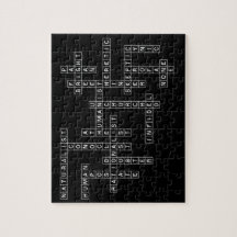 Freethought Crossword on Dark Jigsaw Puzzle
