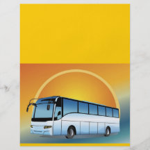 FreeVector-Bus Transportation travel touring Flyer