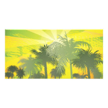 FreeVector-Palm-Trees.ai Photo Card