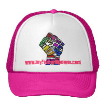freewillpower: winning pink cap mesh hats