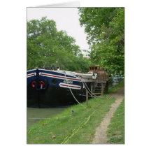 Freight ship greeting cards