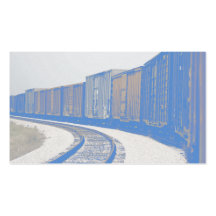 Freight Train Business Card Background