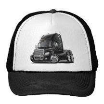 Freightliner Cascadia Black Truck Trucker Hat