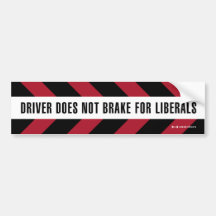 frein pour des libéraux autocollant pour voiture