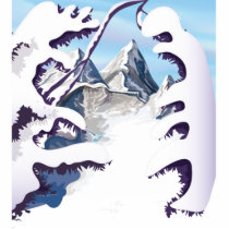 French Alps photo sculptures