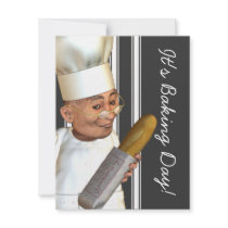French Baker Small Event Invitations